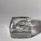 Mid-Century Modernist Massive Glass Ashtray
