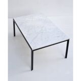 Florence Knoll marble coffee table "T-Angle" 1960s