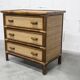 Rattan chest of drawers with 3 drawers