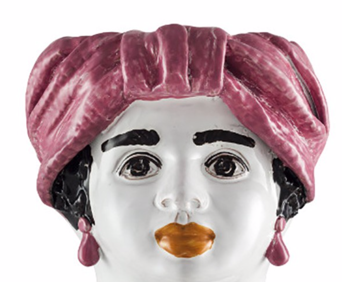 Vase tête moyenne rose femme