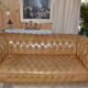 Canapé chesterfield, 3 places Angleterre, vers 1970