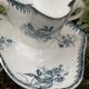 Saucière with a sticking plate earthenware iron earth the Amandinoise service Margot