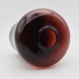 Vintage bubbled glass vase