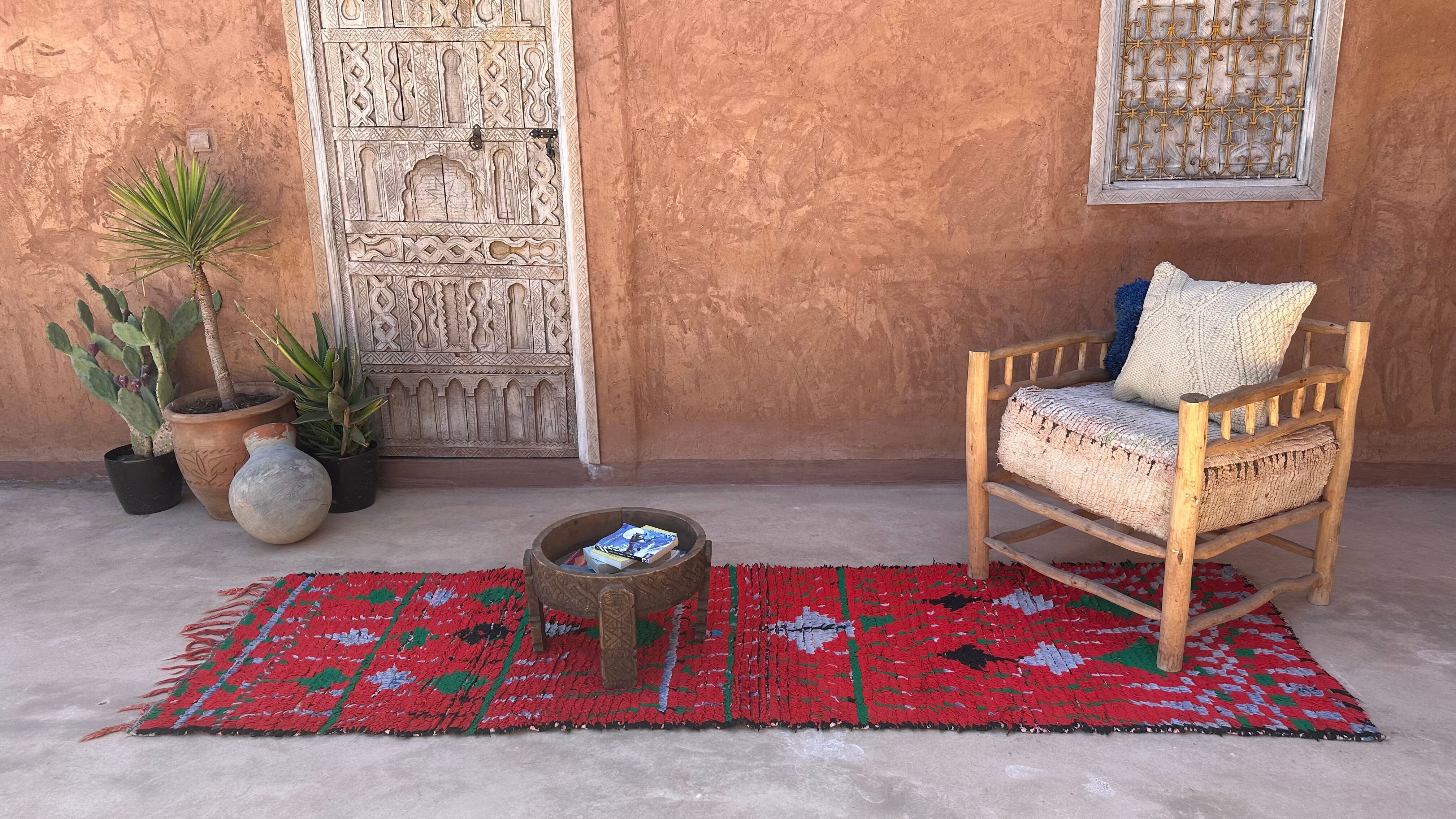 Moroccan carpet - 86 x 291 cm