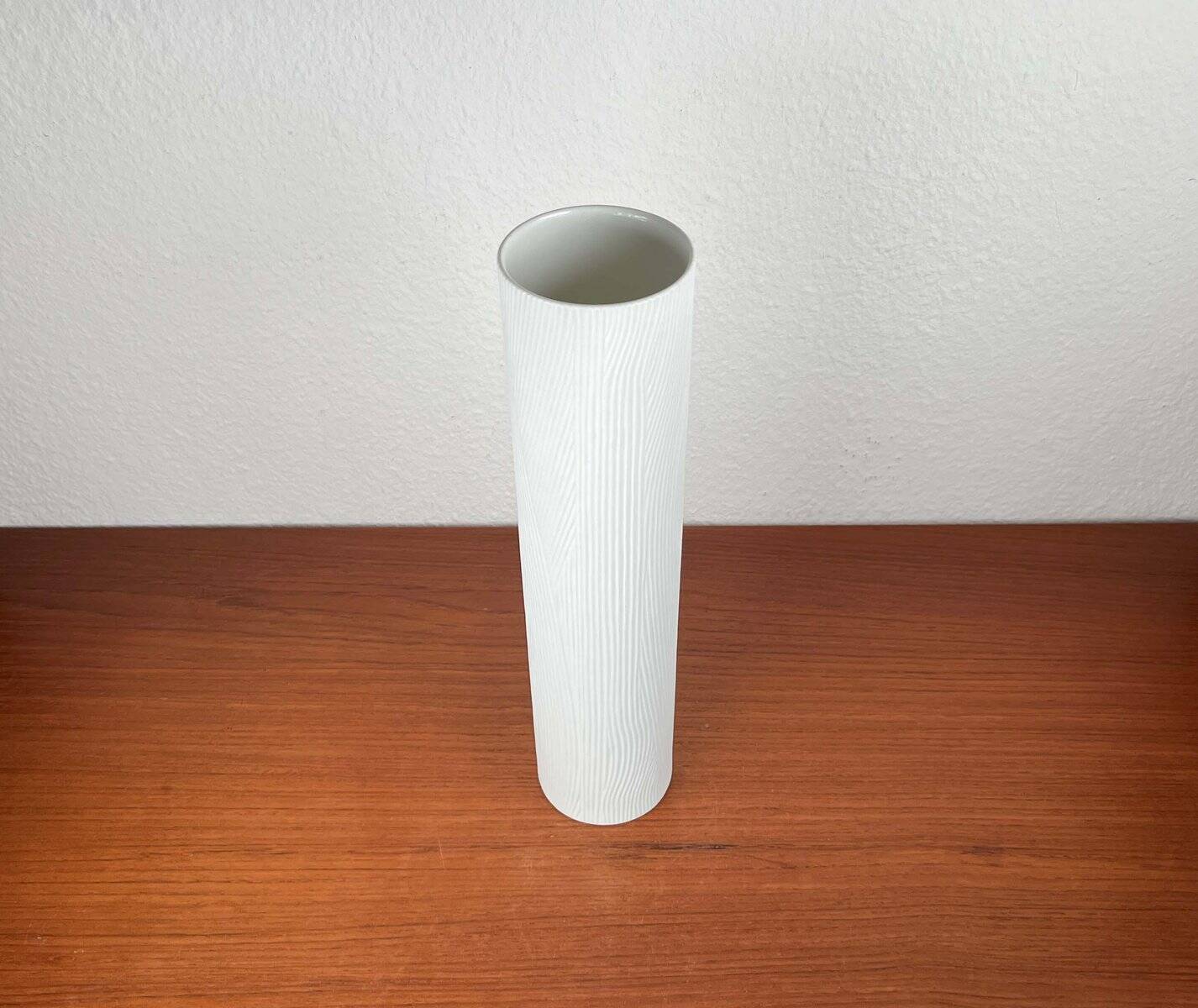 Postmodern porcelain vase from the German studio line by Werner Schreib for Rosenthal, 1980s.