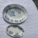 Deux plats de service modèle Floréal luneville K & G vintage et collector