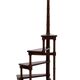 Arthur Brett and Sons Mahogany Library Steps England 1930s
