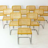 Set of 10 Breuer s32 chair, Italy 1970s