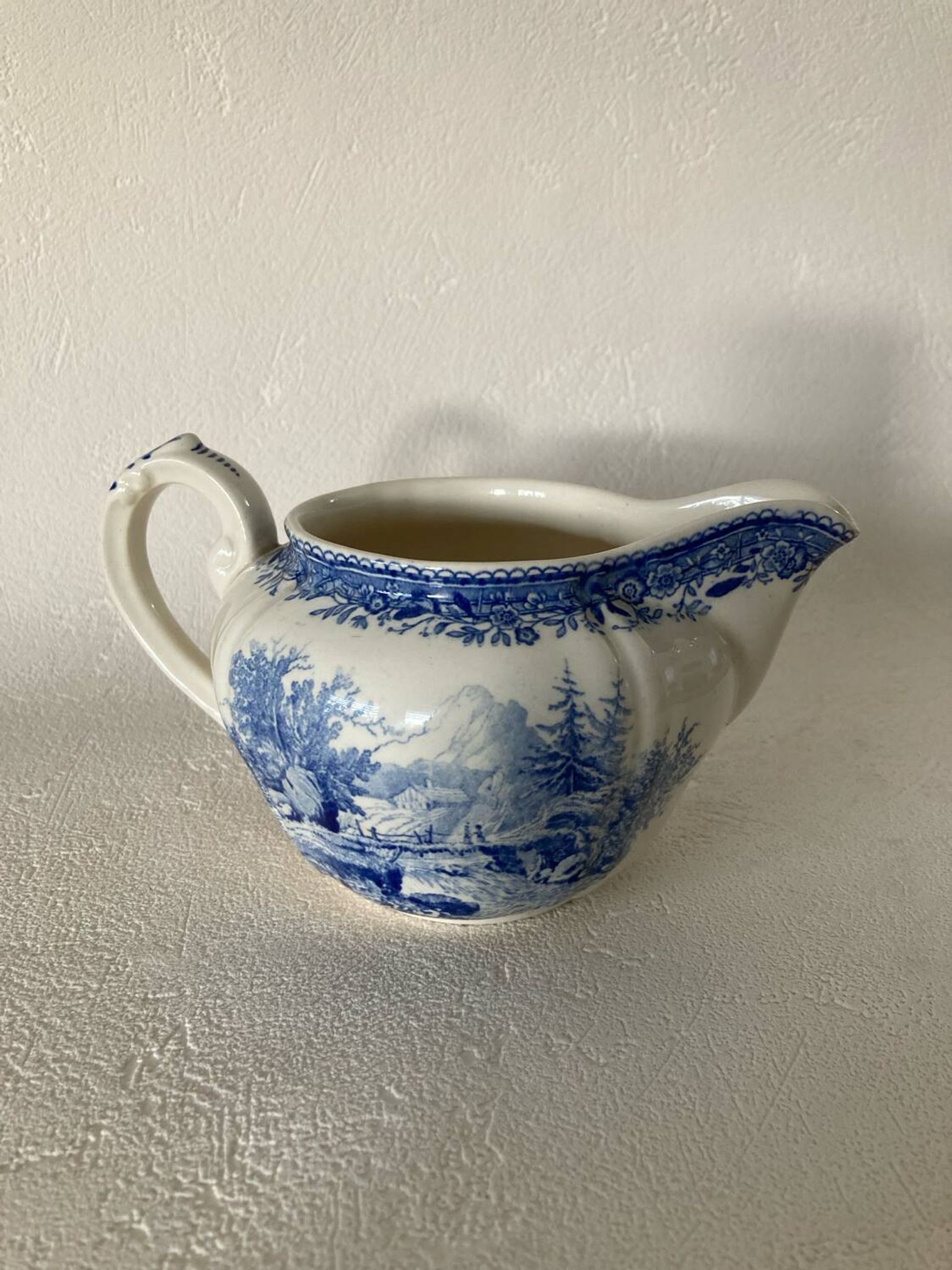 Villeroy and Boch Burgenland blue milk jug
