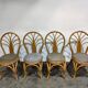 Vintage bamboo dining chairs, 1960s