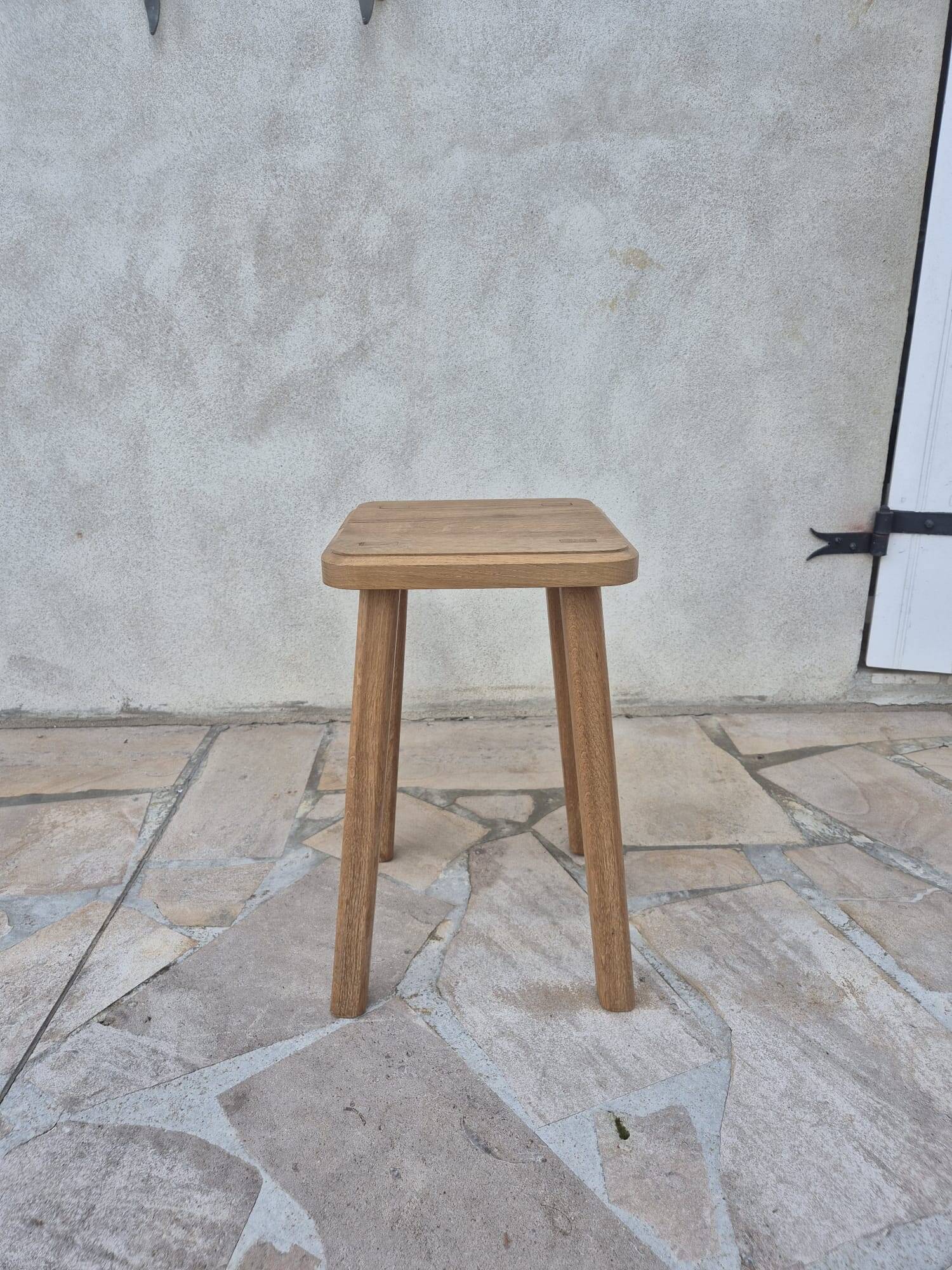 Antique solid wood stool