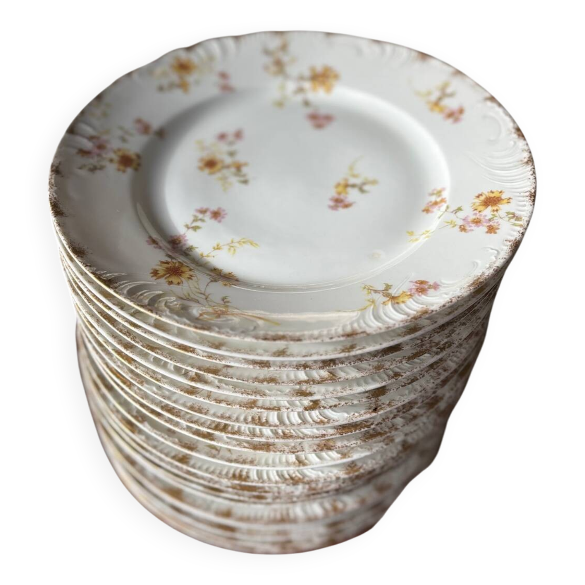 Rare service de table en porcelaine Haviland fin 19eme