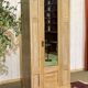 1950s English maple wardrobe