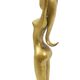 Abstract Image Nude Woman Ballerina Art Deco Style Brass 51cm