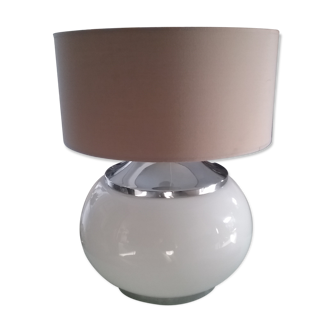 Beautiful and elegant table lamp vintage Murano glass ball - 70 year - art deco style