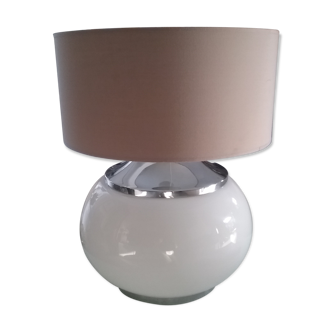 Lampe de table boule en verre Murano vintage années 70 – style art déco