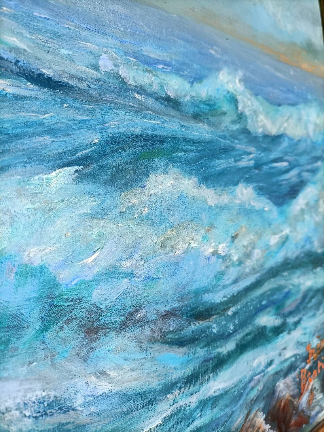 Painting/Canvas Rough Sea