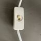 Paire de lampes vintage abat-jour fil tendu