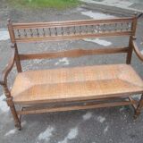 Old mulched bench