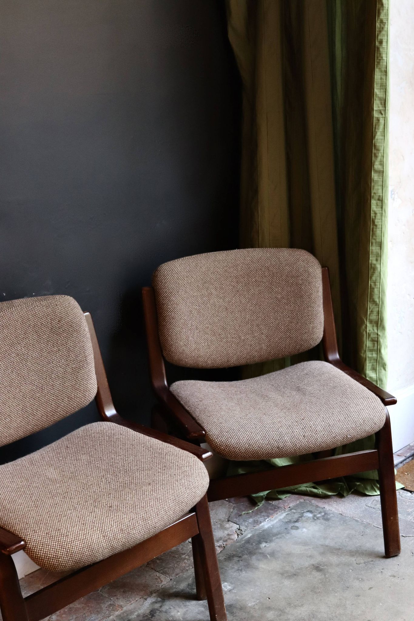 Armchairs, vintage Scandinavian chairs