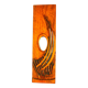 Carved wooden mirror, signed P. Guallino, "le passage", brutalist design from the 80s