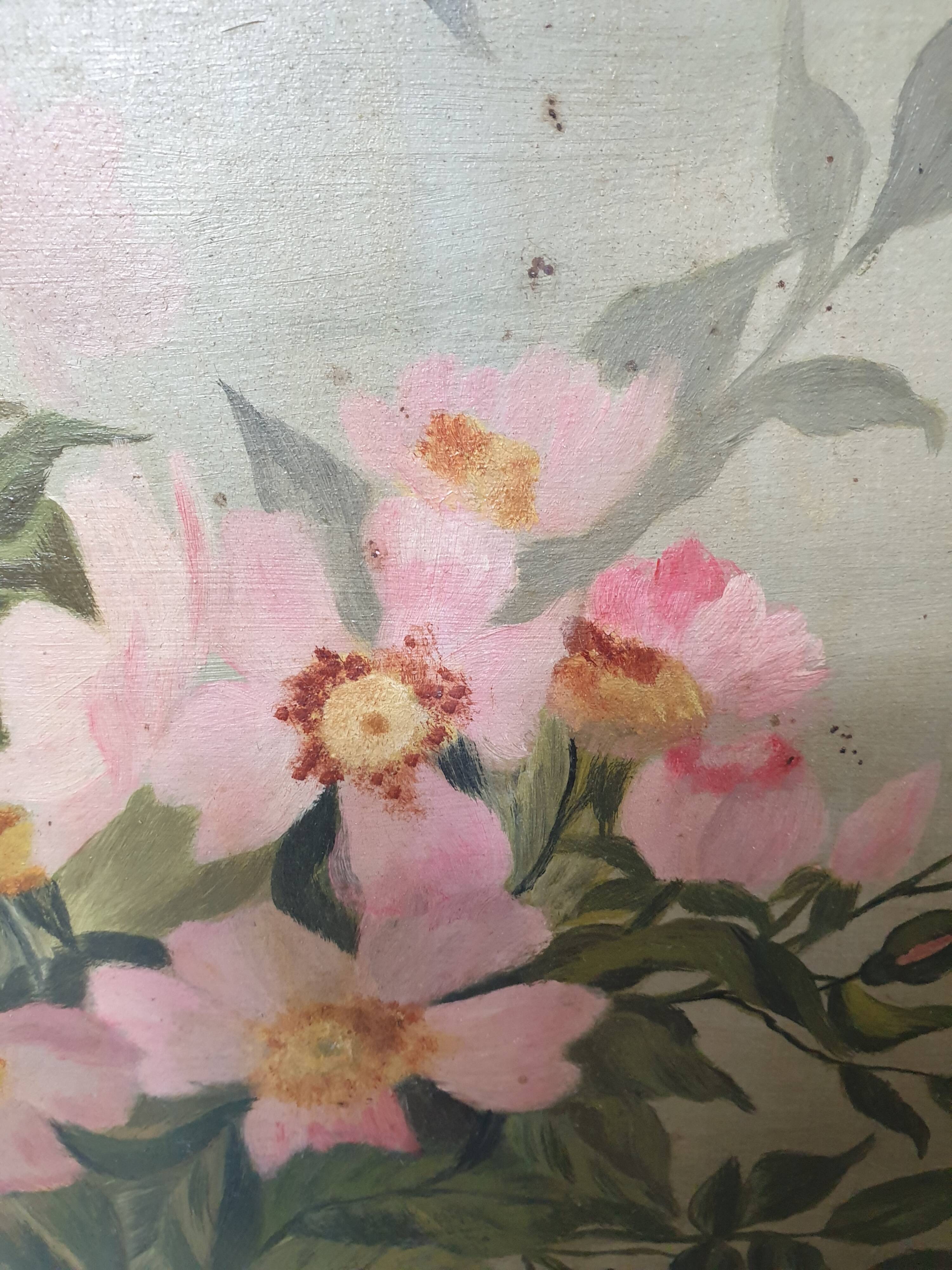 19th century flower painting