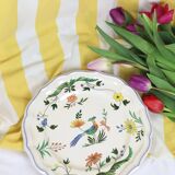 Gien dinner plate - “birds of paradise” model