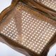 Vintage Nesting Tables with Rattan and Glass Top by Jason Møbler, 1960s, Set of 3