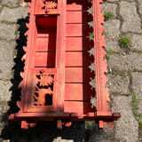 Vintage painted wood shelf