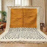 Traditional handwoven Berber rug size 2/3 m