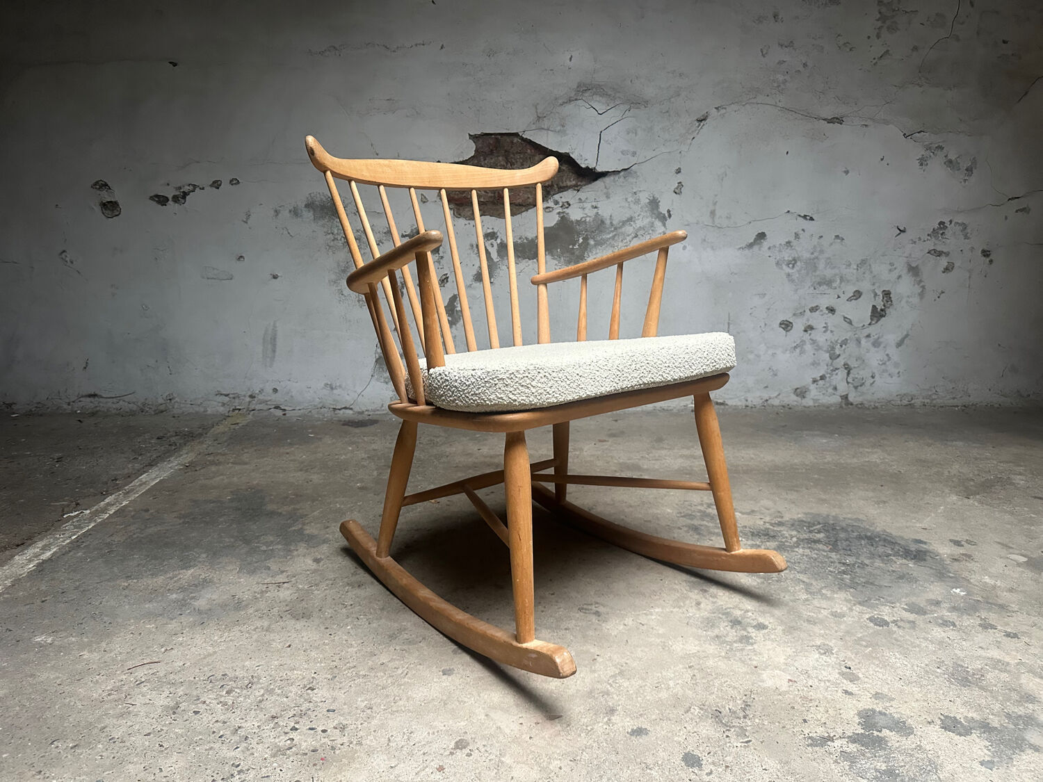 Chaise berçante vintage – Børge Mogensen
