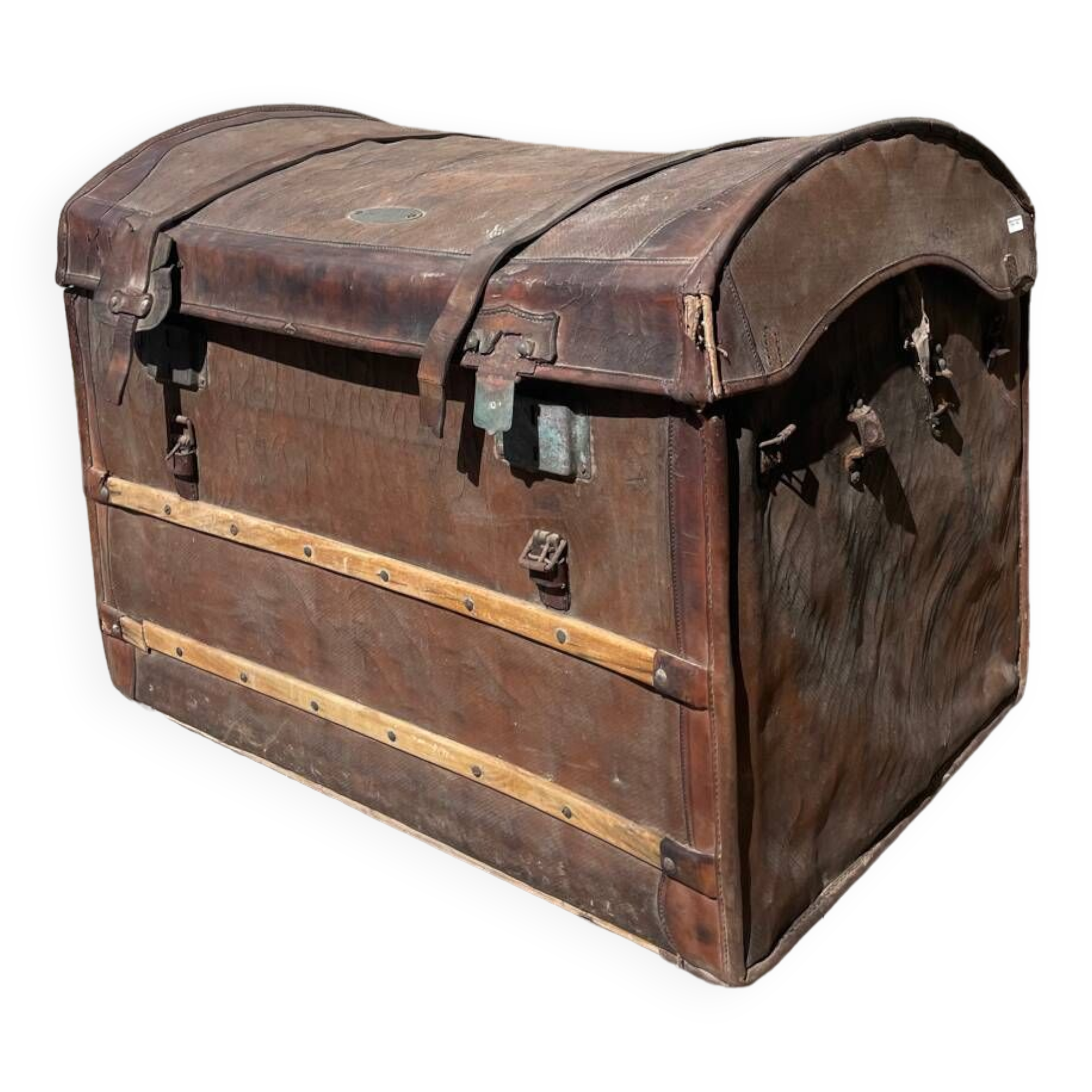 19th century stagecoach trunk