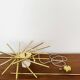 Holywood Regency Brass Chandelier