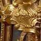 Miroir ovale vintage de style Rococo Louis XV