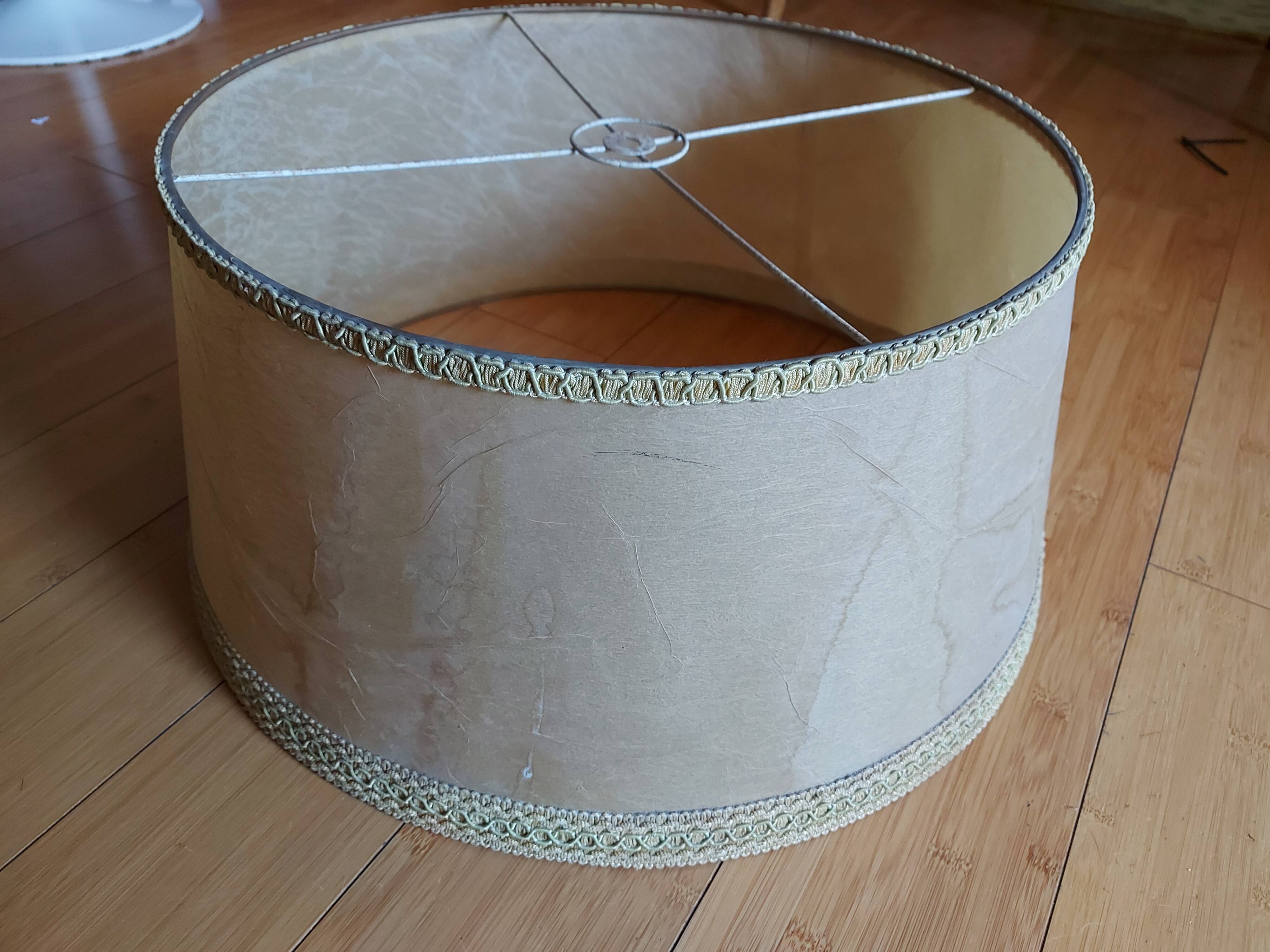 Vintage lamp lamp 3 brass lights