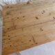 Table de ferme en bois brut
