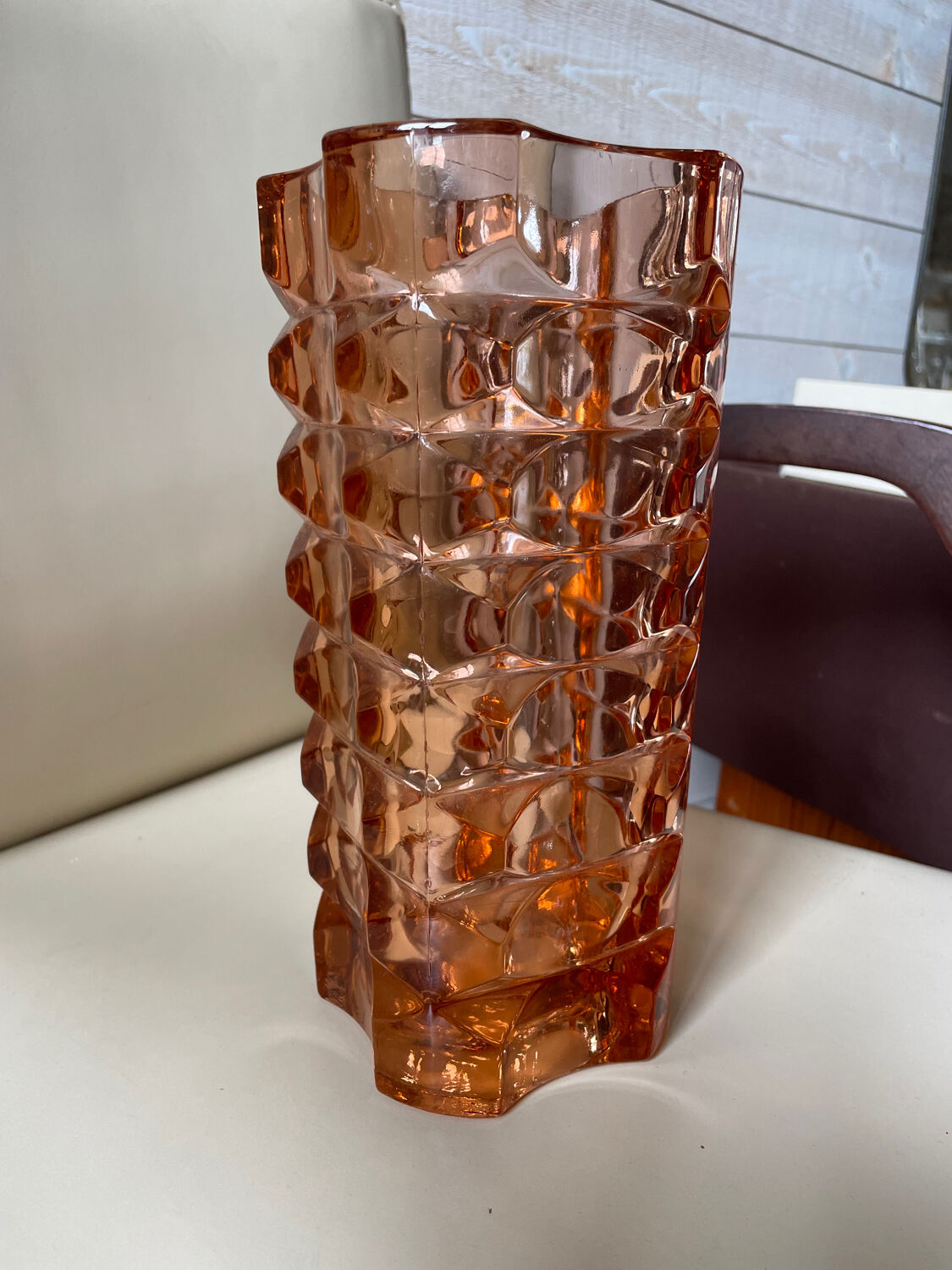 Vase design Windsor rosaline par Luminarc