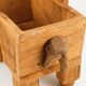 Indian wooden elephant pot cache 40s