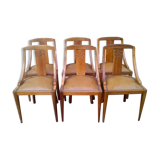 six Art Deco-era gondola chairs