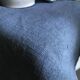 Nappe de vendange en chanvre teintée gris