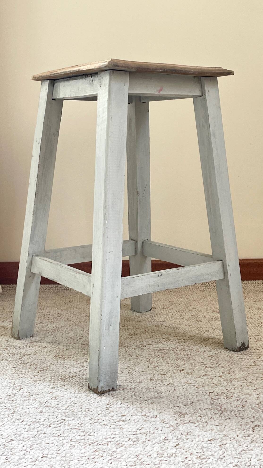 TABOURET Ancien BOIS Massif