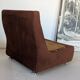 Fauteuil space age,en velours côtelé des années 70