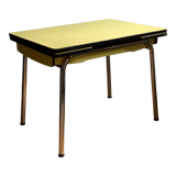 Yellow formica table