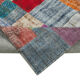 Handwoven Turkish Contemporary 203 cm x 301 cm Multicolor Patchwork Carpet