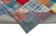 Tapis contemporain turc tissé à la main 203 cm x 301 cm tapis patchwork multicolore
