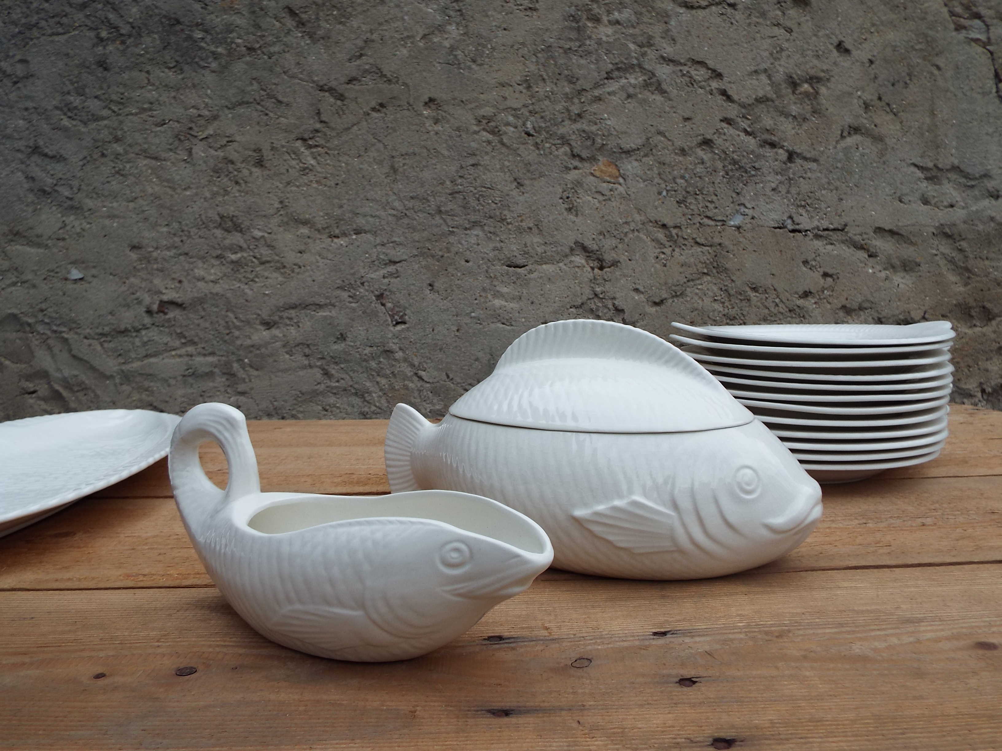 Saucière fish Sarreguemines