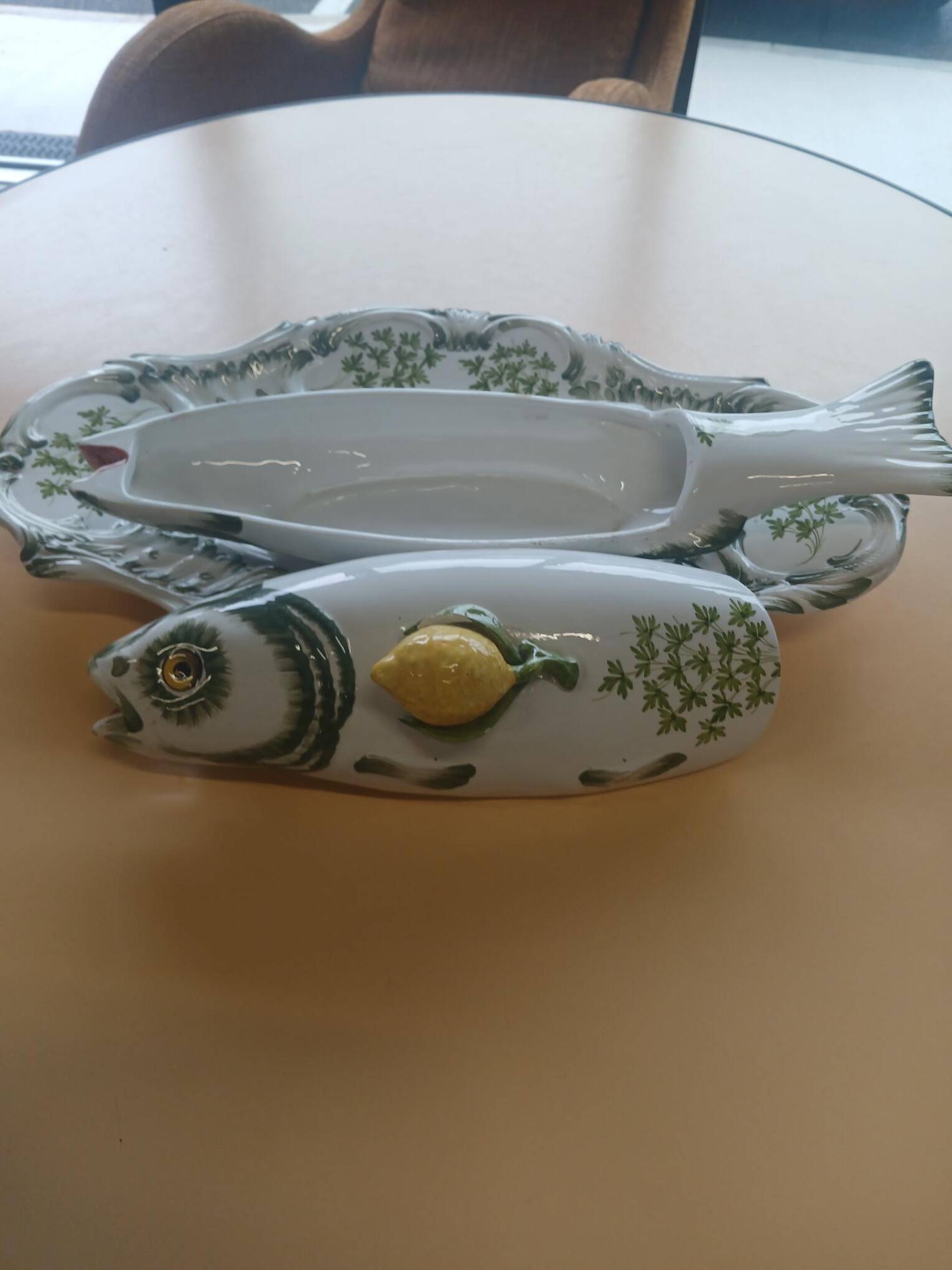 ceramic fish platter