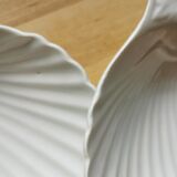 Coquilles Saint Jacques porcelaine blanche Apilco