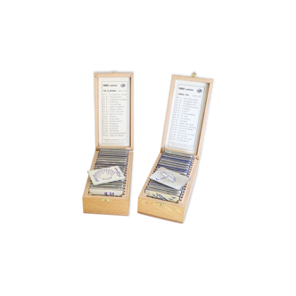 Stamp boxes, stamps, school, theme the4 seasons