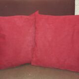 Paire de coussins avec tissu Veloutine de Nobilis